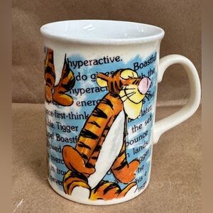 Vintage Staffordshire Tableware Disney Winnie The Pooh Tigger Mug.